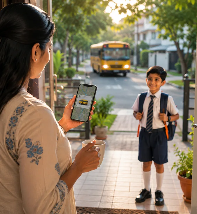 School & College GPS-Enabled Transport Management System