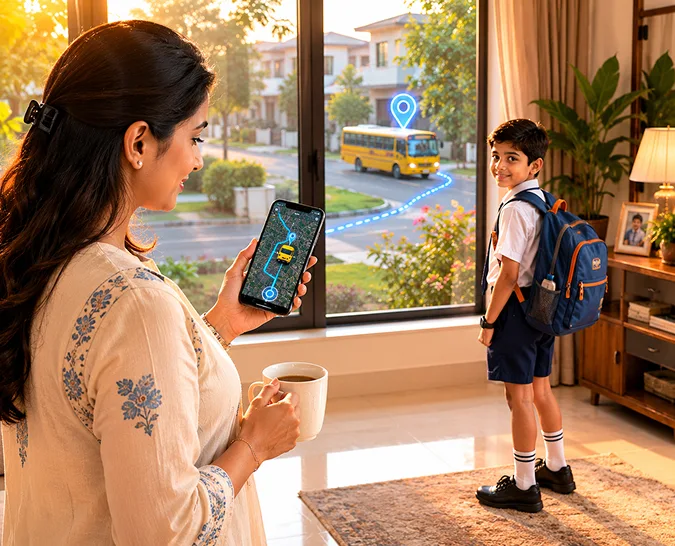School & College GPS-Enabled Transport Management System